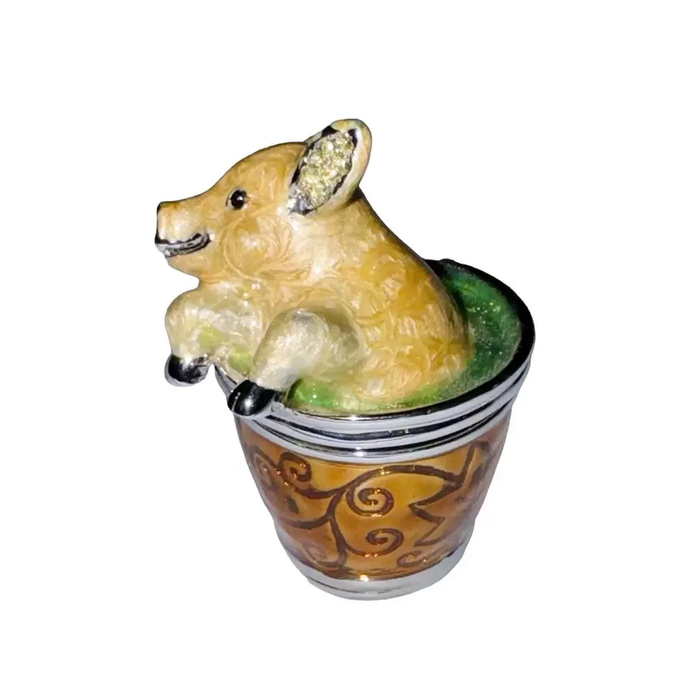 Pig in a Barrel Wash Tub Trinket Box Stash around 2